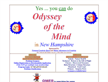 Tablet Screenshot of nh.odysseyofthemind.org